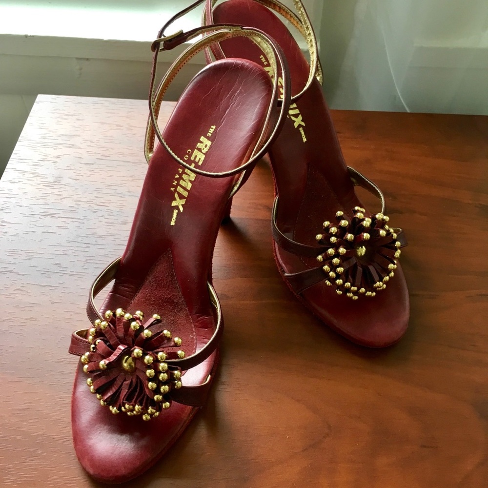 Re-mix strappy heels! Size 37